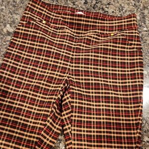 Plaid Women's Capris